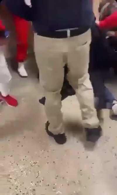 Backpack to the face