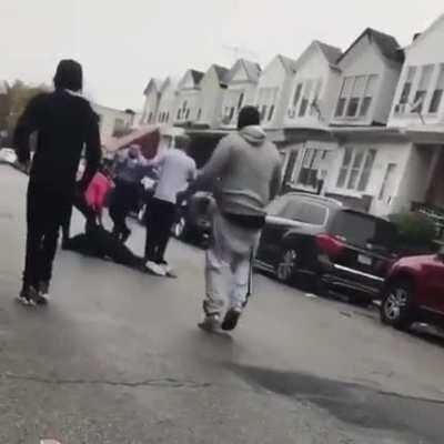 Philadelphia cops shot Walter Wallace Jr. today, firing 10+ times at him. He allegedly had a knife but cops made NO attempts at de-escalating the situation in this video. They went straight to killing Wallace in front of his loved ones!