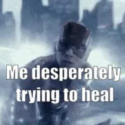 When you get hit by a stray: