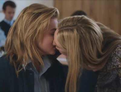 Chloe Moretz puts her full lips to use on Marin Ireland