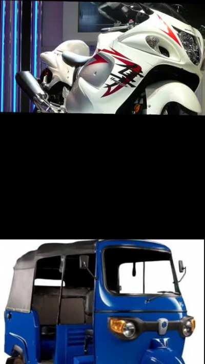 O cara botou um motor de Hayabusa no Tuk Tuk kkkkkkk