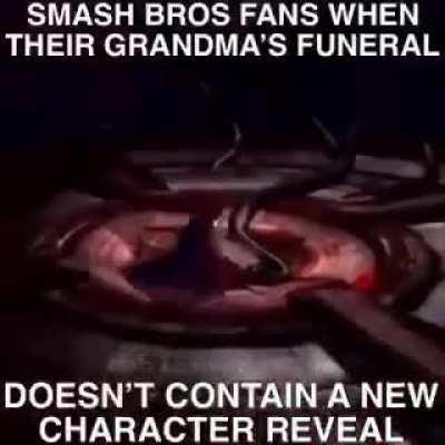 RIP Gma but why wasn’t Crazy Dave announced for smash yet