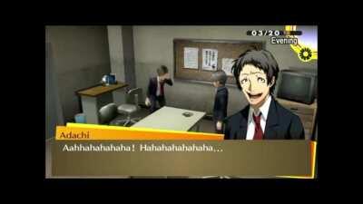 What is Adachi-Kun laughing at?