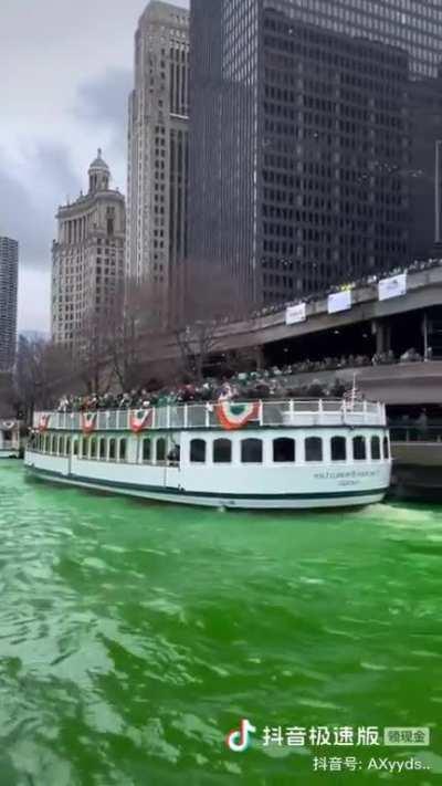 How they colour rivers green for St Patrick’s Day