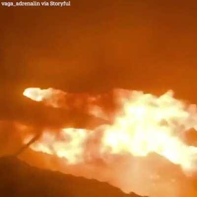 A Russian car enthusiast based in Krasnodar modified a Soviet-era sedan to shoot fire, an invention he claims was “the world’s first flamethrower car”.