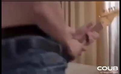 Joakim in the bedroom;