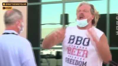 Centrist extremely upset because the Biden crime family is stealing the election to raise the taxes on the grilling industry!