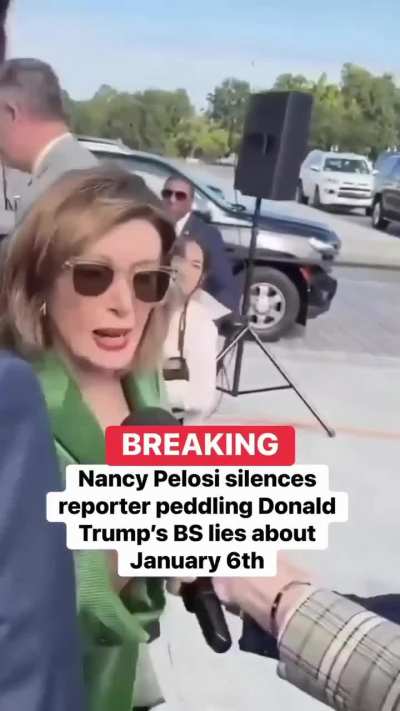 Nancy Pelosi goes off on reporter for blaming her for not sending in the national guard on January 6th