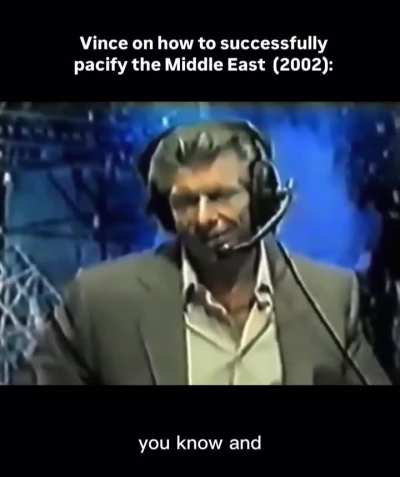 The solution to pacify the middle east