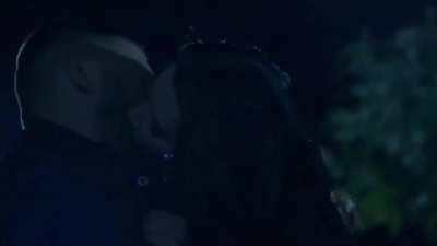 More of Katie Lowes' nasty tongue work on display in Scandal (2/2)