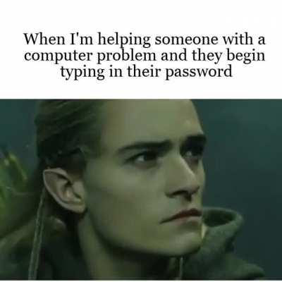 I love Legolas’ facial expressions.