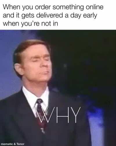 “We’ll come back when you’re still not in”