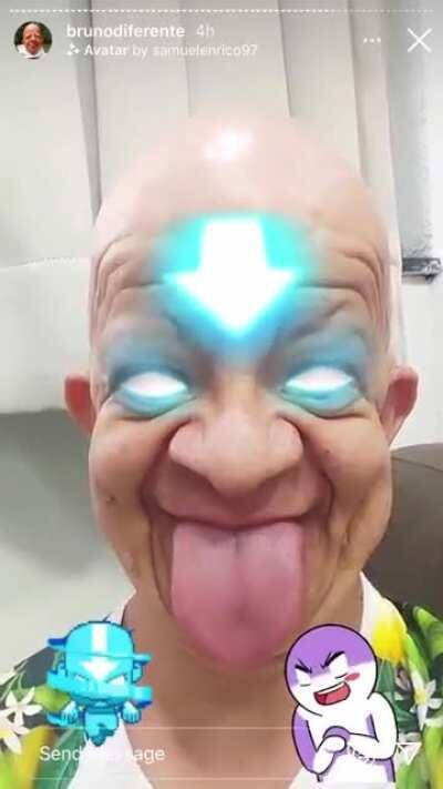 Nigga look like Aangs long lost great grandfather