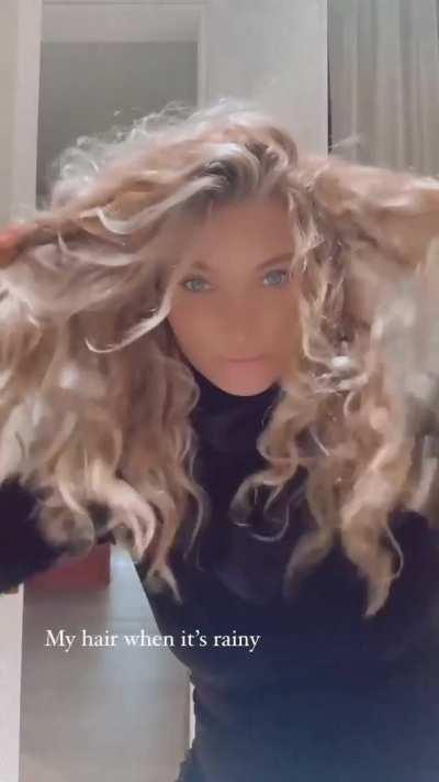 Hair when it's rainy