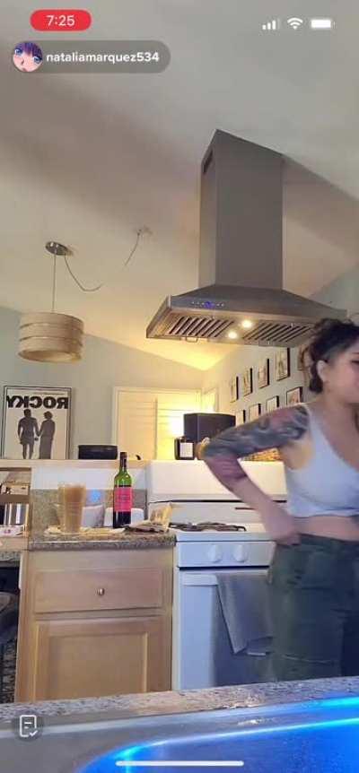 Calming the mind. Wet tshirt