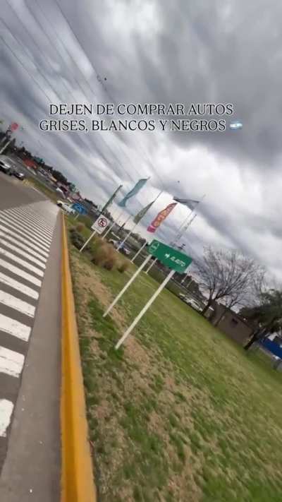 Poca variedad de colores del mercado automotor argentino: gris, negro o blanco