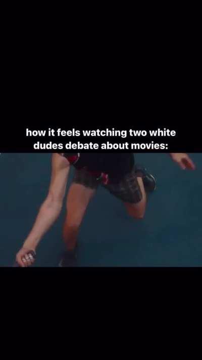 Me watching film discussion on social media: 