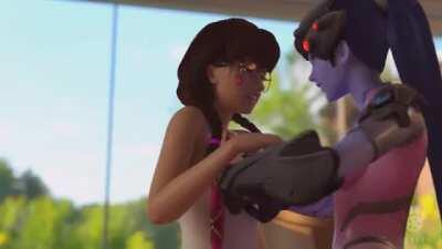 D.va Chocked By A Cock (OC Boon) [Overwatch]