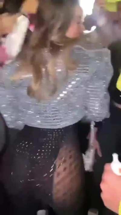 sexy dances in her see-through outfit, Coachella 2022