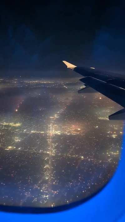 Flying into LAX on July 4th was so cool!