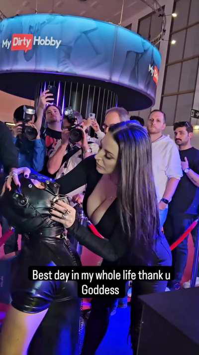 Angela Spit in fan's mouth💦