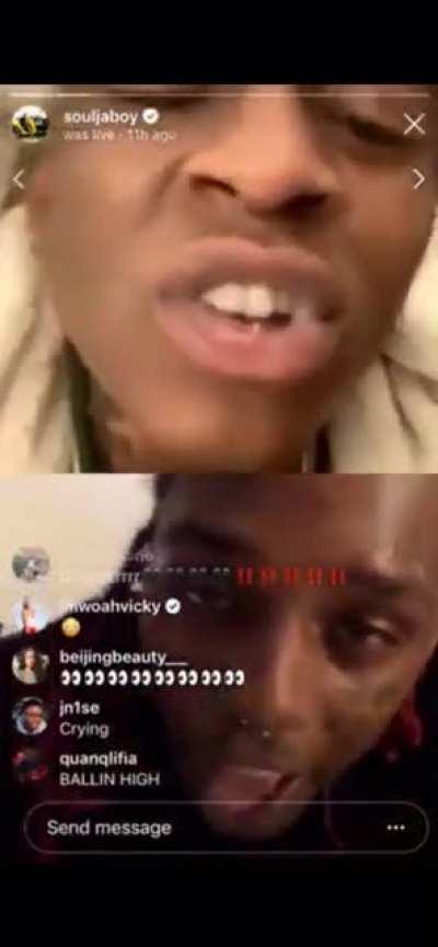 When two dogs are on opposite sides of the fence