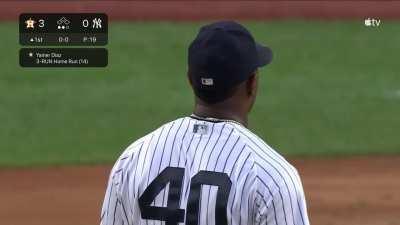 [Highlight] [Highlight] Yainer Diaz porches the Yankees with a 3-run shot in the first inning.