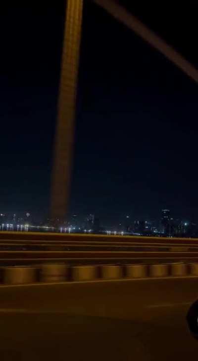My first time at Bandra-Worli sealink, and it was simply stunning.