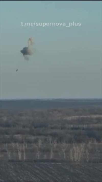 Another angle of Russian KA-52 helicopter shot down today