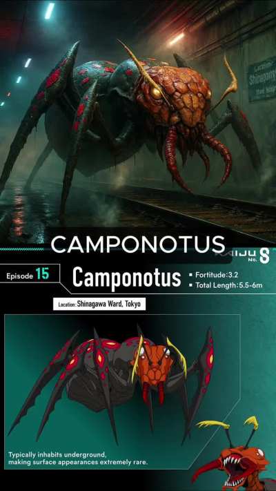 [Fan Edit] Kaiju No. 8 — Species in Real Life