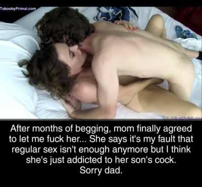 Turning mom into a cock craving slut