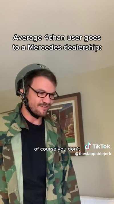 4chan user goes to a Mercedes dealership