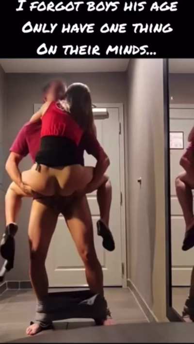 The real party started once my son locked the hotel room door.