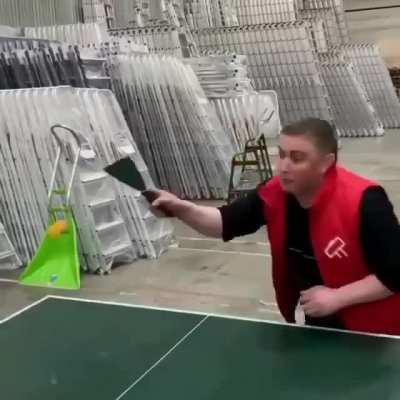 Playing Tennis With Materials