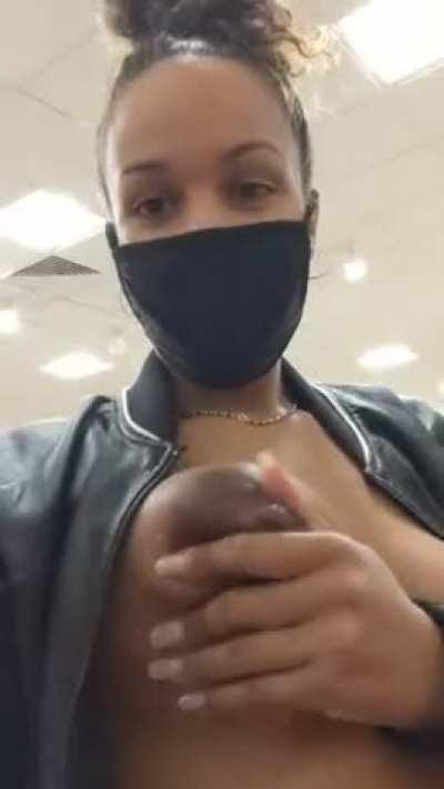 My New Year's resolution is to flash more people at the mall