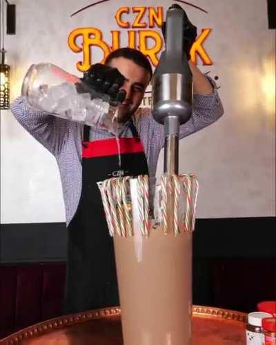 People might like this but mixing any chocolate like this certainly looks unappetizing to me