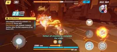 Zhongli:kicks his spear Meanwhile in honkai: