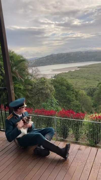 Me on vacation away from dreamgenders after the holy war.