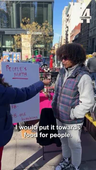 The math is not mathing! Ruling class math (Biden’s long-awaited budget plan) desired to allocate $118 billion for “security measures” in service of racism and war. Tahia talks to neighbors in NYC, who are clear that the PEOPLE’S MATH means funding our ur