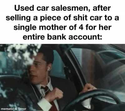 I don’t know how they live with themselves