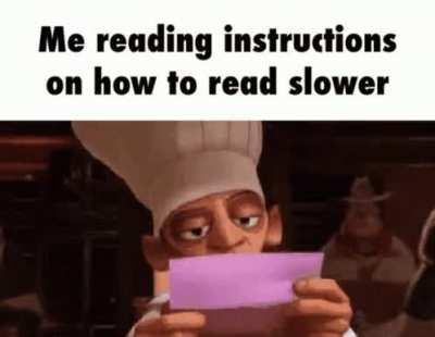 how to read slower