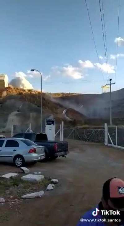 An interbasin transfer currently under construction in Brazil