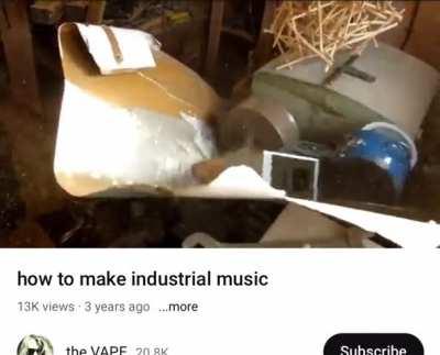 Abrupt industrial music