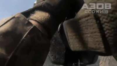 The Azov Kyiv destroyed Russian infantry fighting vehicle BMP-2 with the NLAW.