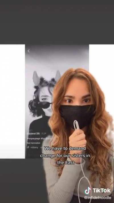 Young Saudi woman fatally stabbed by her brother for showing her face on TikTok. Family sides with brother and defaces her account with Islamic videos (shown at the end). This is utterly inhuman.