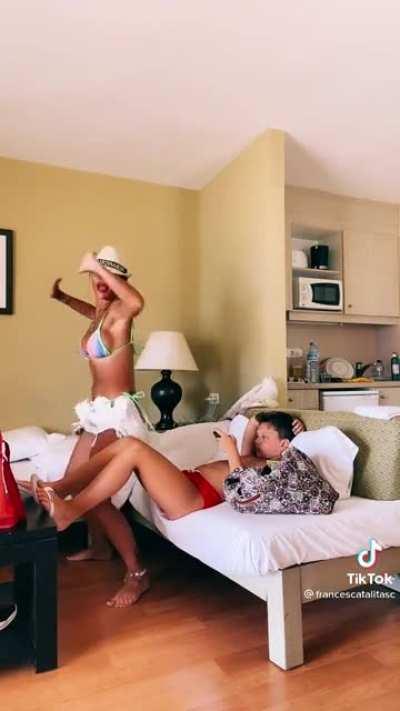 That kid definitely wants to die