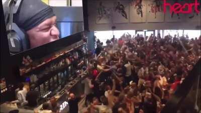 Everyone’s real reactions: