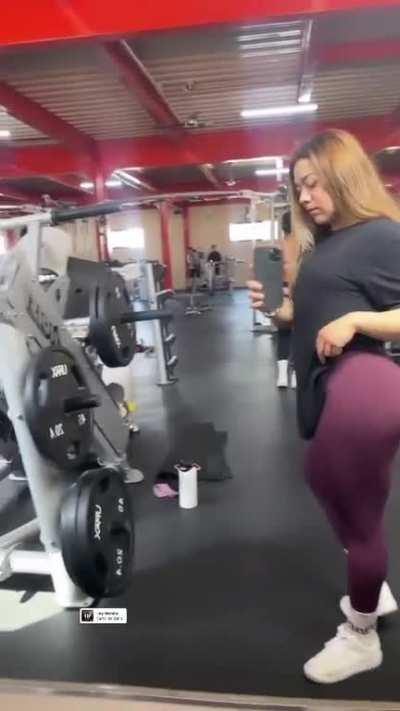 You can tell that I never skipped a leg day: