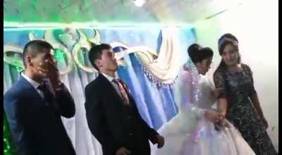 Groom is a sore loser