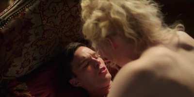 Elle Fanning topless riding in The Great S02E10